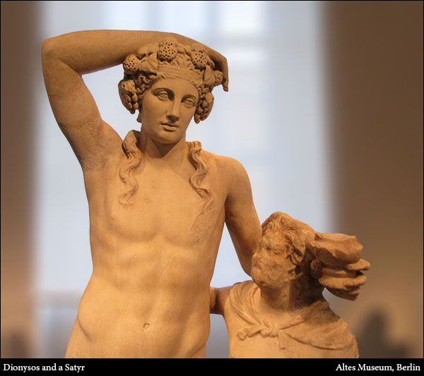 Dionysos and a Satyr