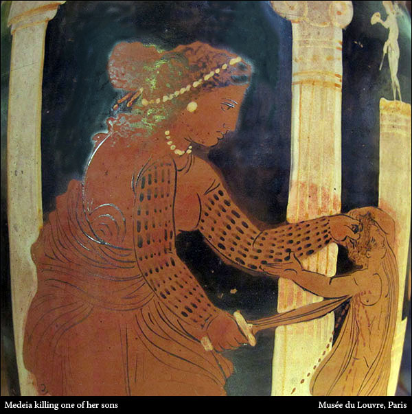 Medeia killing one of her sons