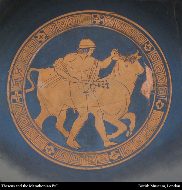 Theseus and the Marathonian Bull
