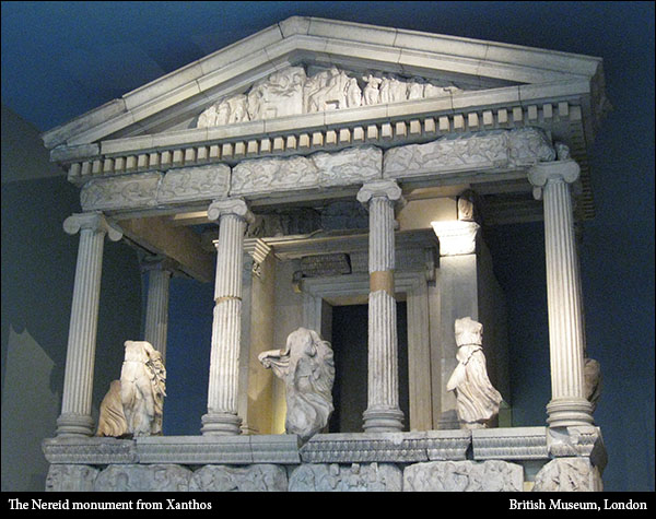 The Nereid monument from Xanthos