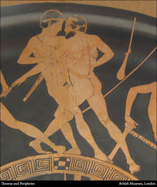 Theseus and Periphetes