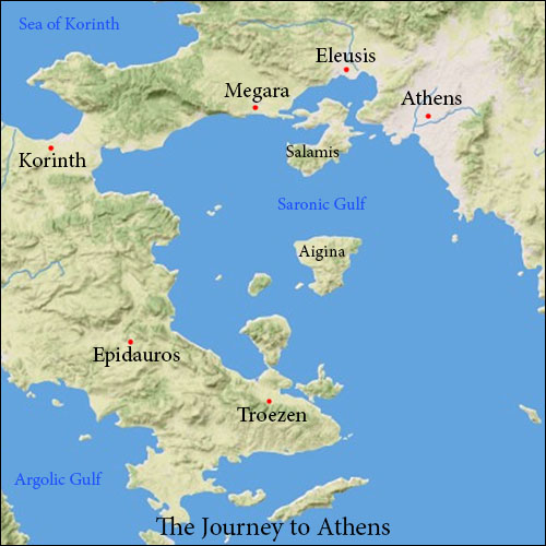 Troezen to Athens