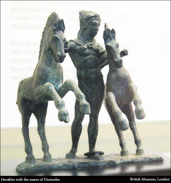 Herakles and the horses of Diomedes