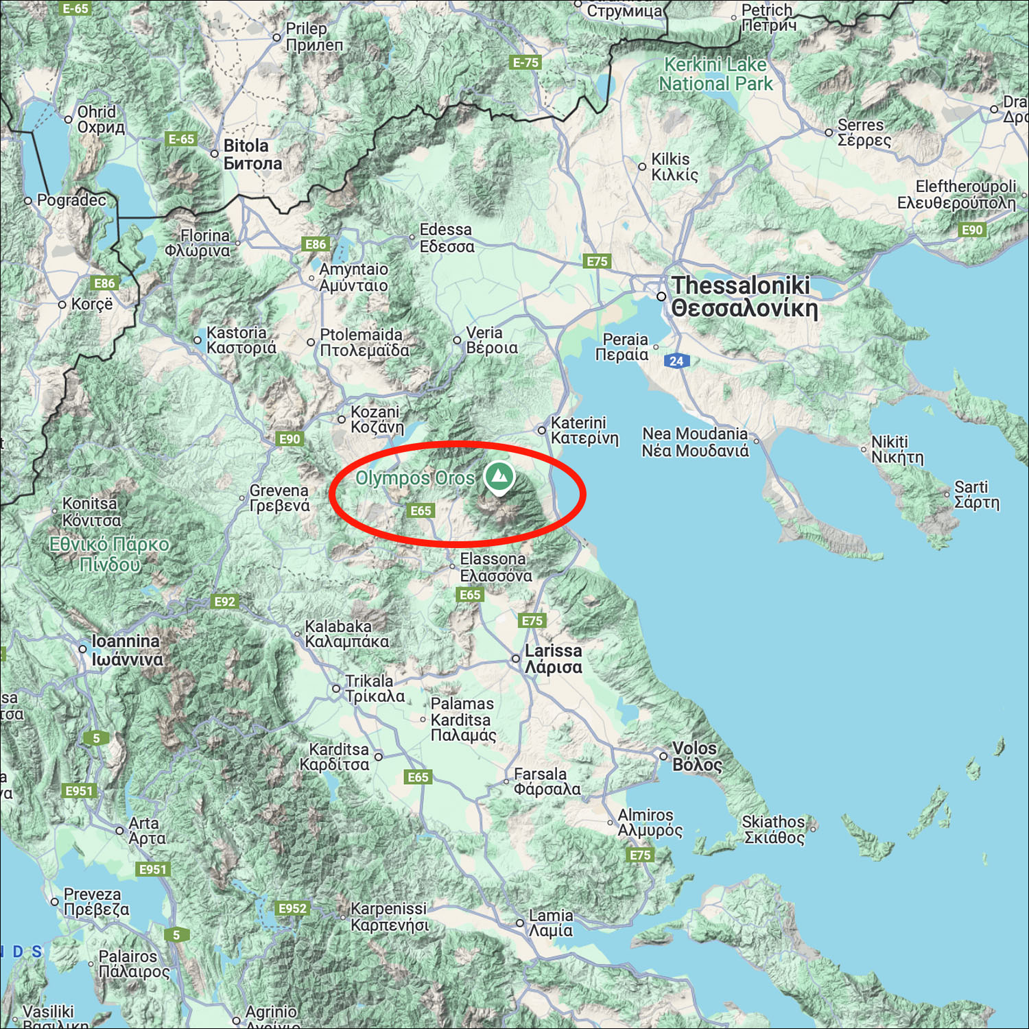 Mount Olympos