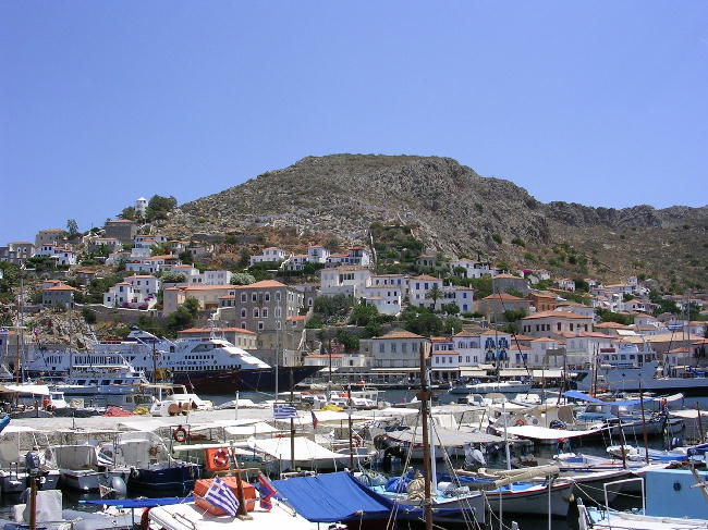 The island of Hydra.