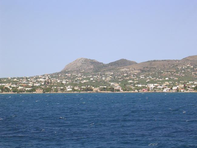The island of Aigina.
