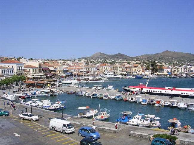 The island of Aigina.