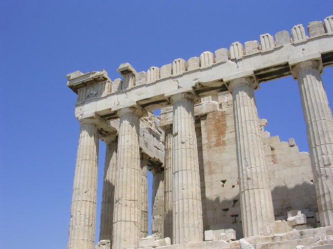 The Parthenon.